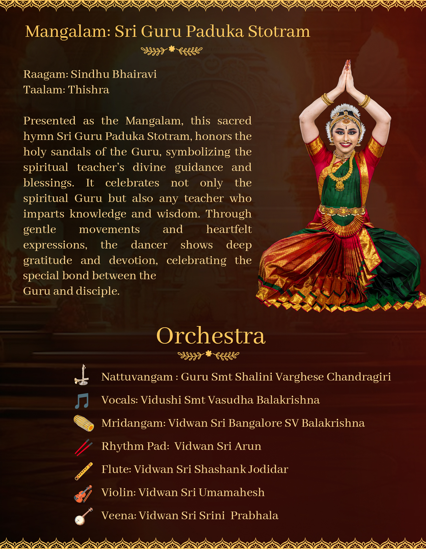 Nishita Nadig Bharatnatyam Arangetram Brochure Image 7